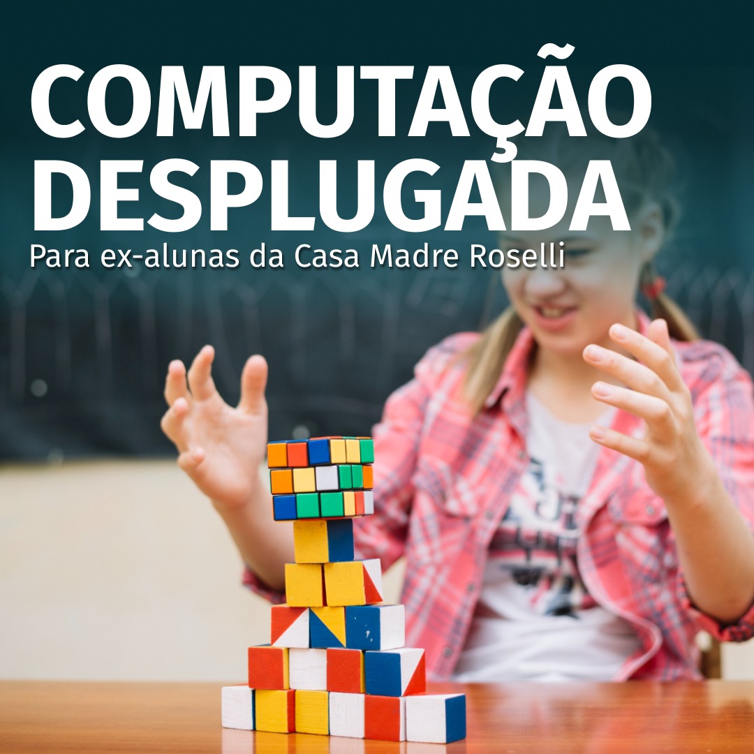 Computação desplugada para ex-alunas da Casa Madre Roselli
