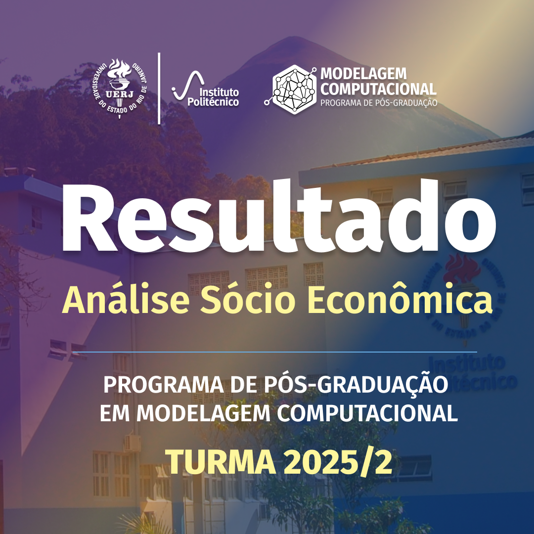 PPG Modelagem Computacional – Resultado da Análise Sócio Econômica 2025/2