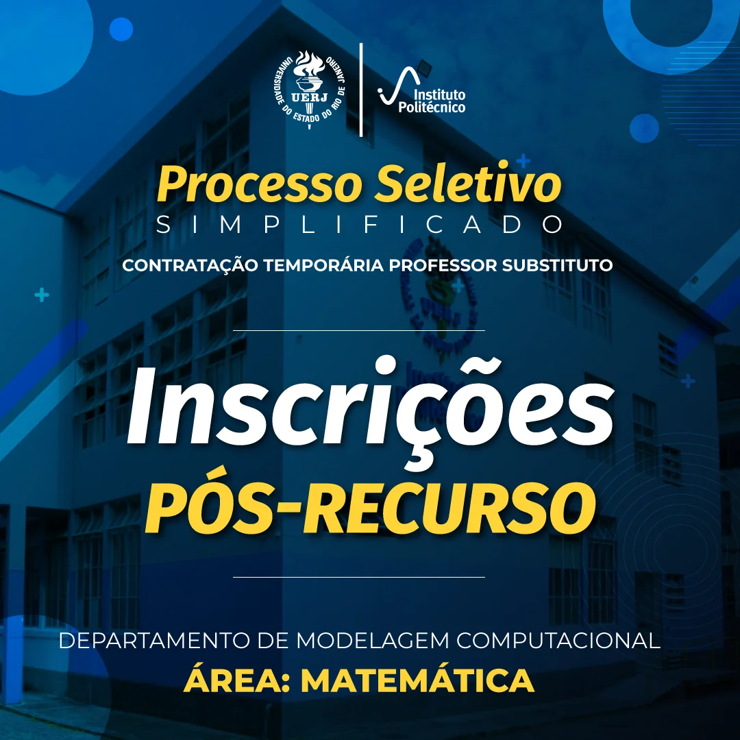 Lista de inscritos pós-recurso – contratação de professor substituto | DMC