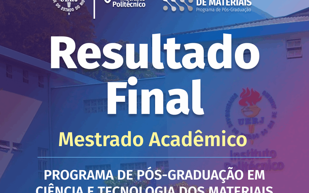 PPG-CTM Resultado Final mestrado 2025.2