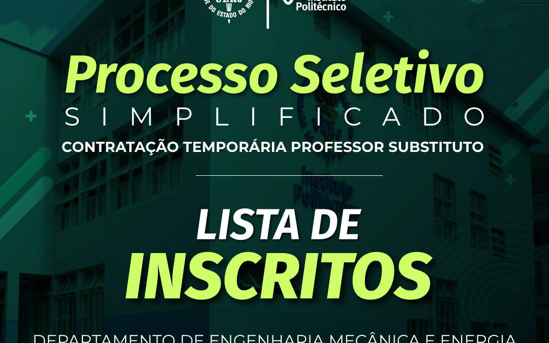 Processo Seletivo Simplificado – Lista de Inscritos | DEMEC