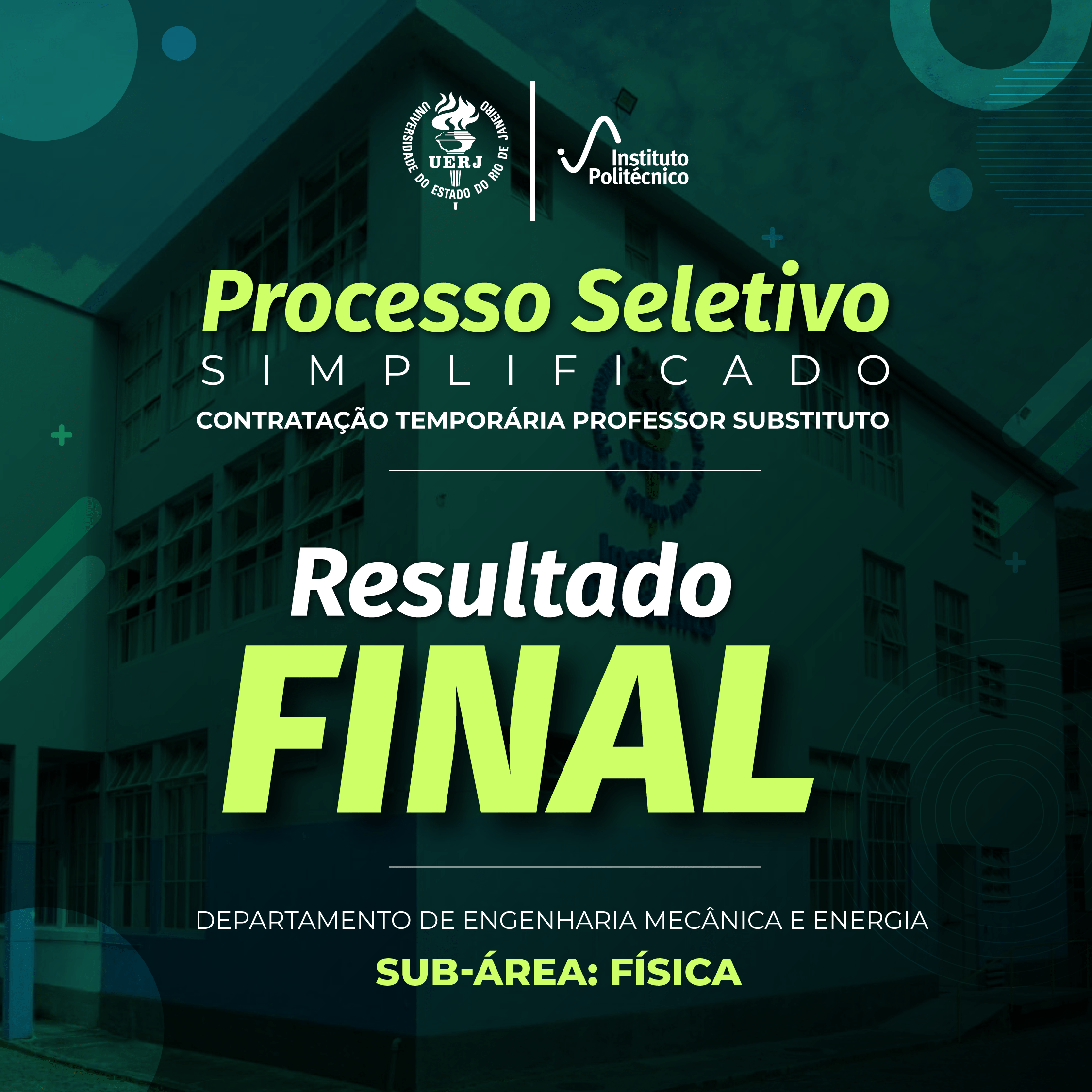 Processo Seletivo Simplificado – Resultado Final | DEMEC