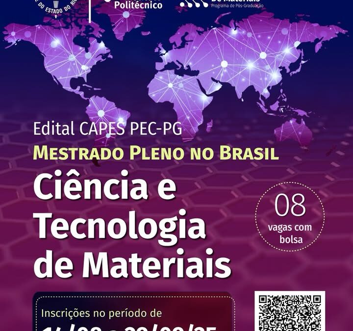 Venha fazer Mestrado Pleno no Brasil