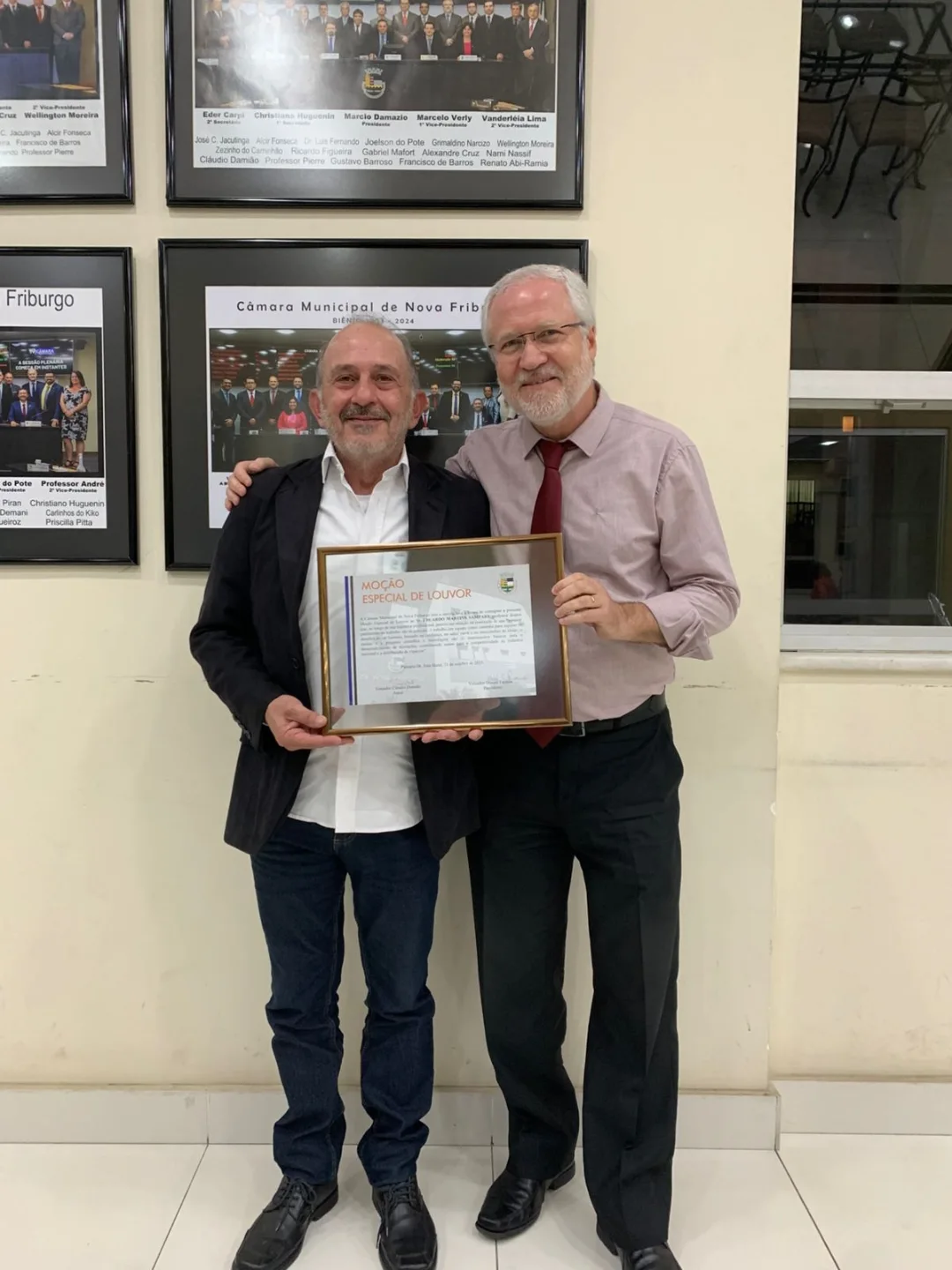 Professor do IPRJ é homenageado na Câmara Municipal de Nova Friburgo