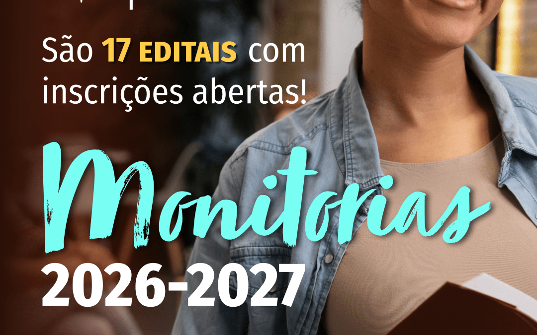 Editais de Monitoria 2026 – 2027