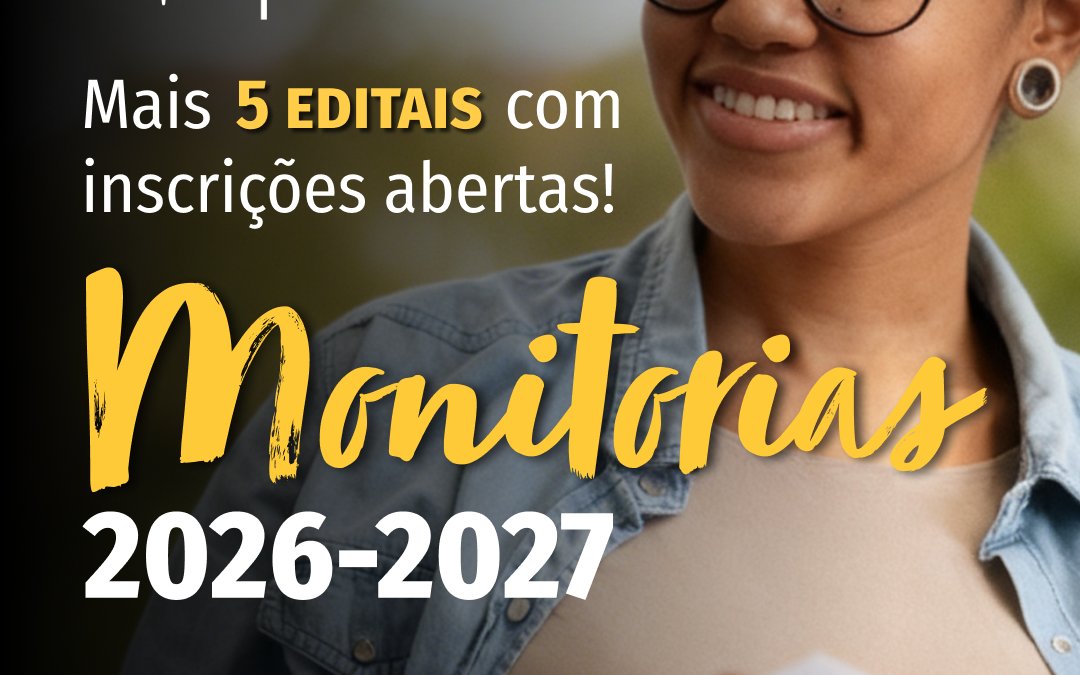 Editais de Monitoria 2026 – 2027
